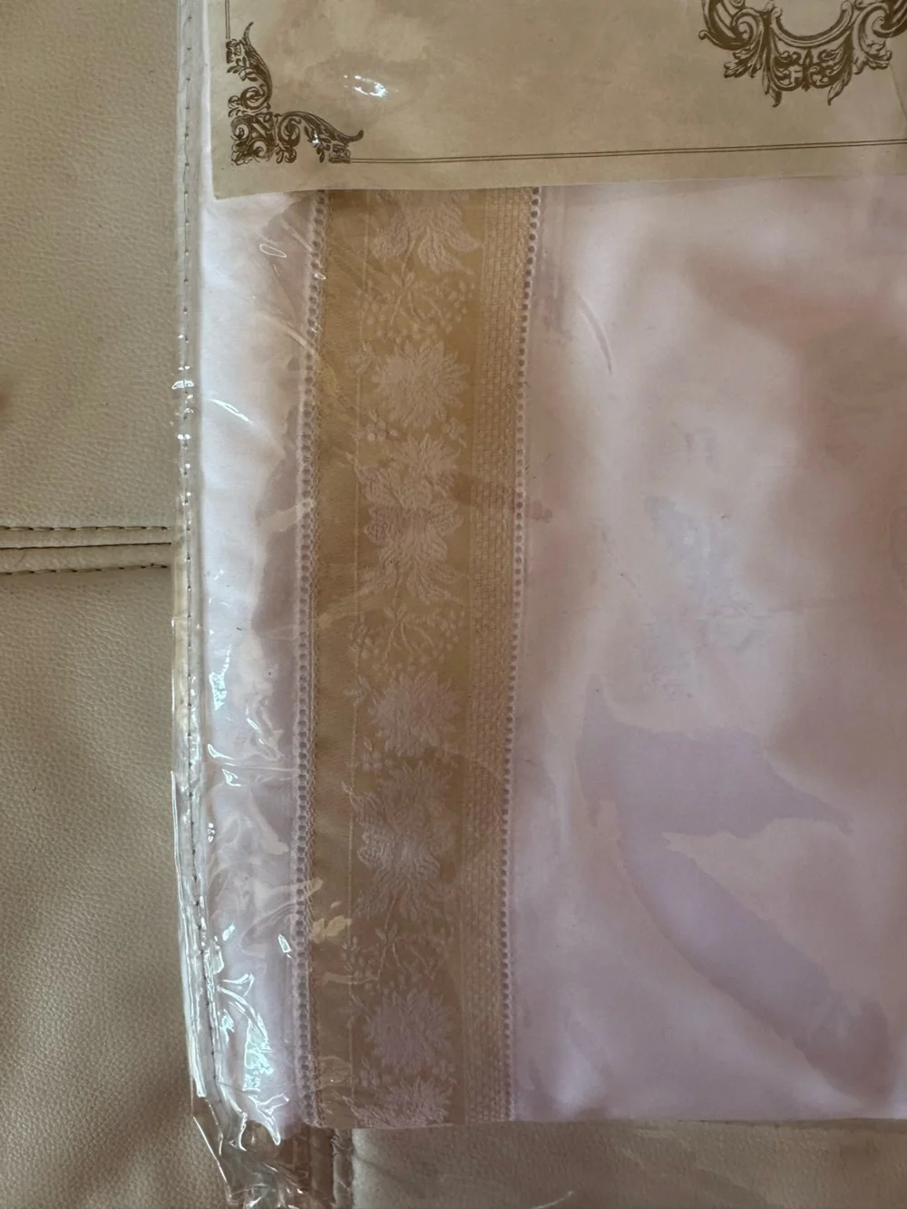 Nancy Koltes Luxury King Duvet Cover & King Sham Set Opal White 100% Cotton NWT
